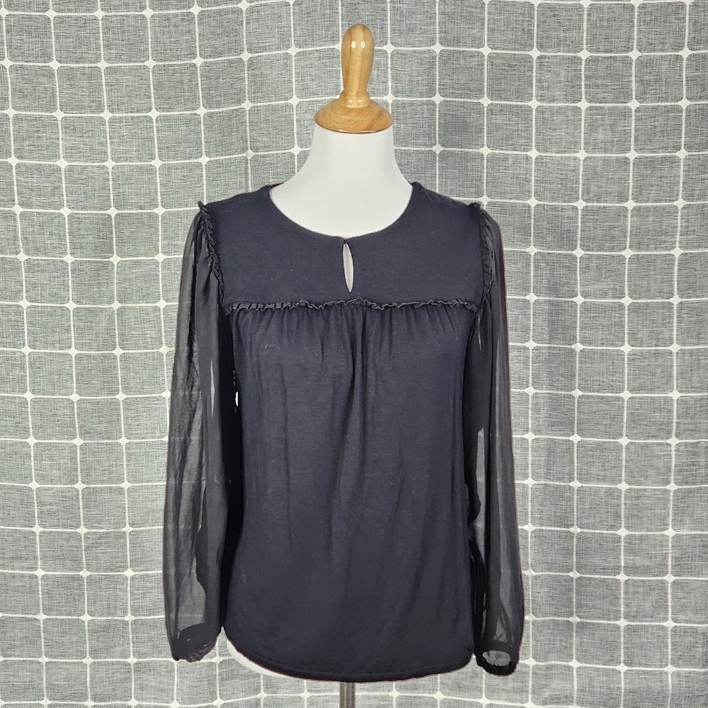 Boden Violette Chiffon Blouse
